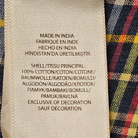 Ralph Lauren Madras Button Down M - Picture 8 of 8